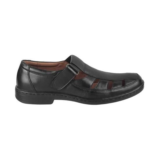 Mestico Vegetal Men Black Formal Sandal