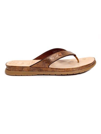 FEDERICA Womens Brown Casual  Slippers