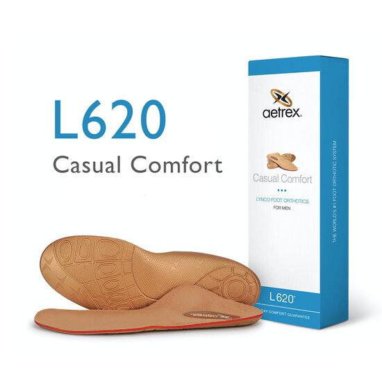 AETREX Men's Casual Comfort Posted Orthotics