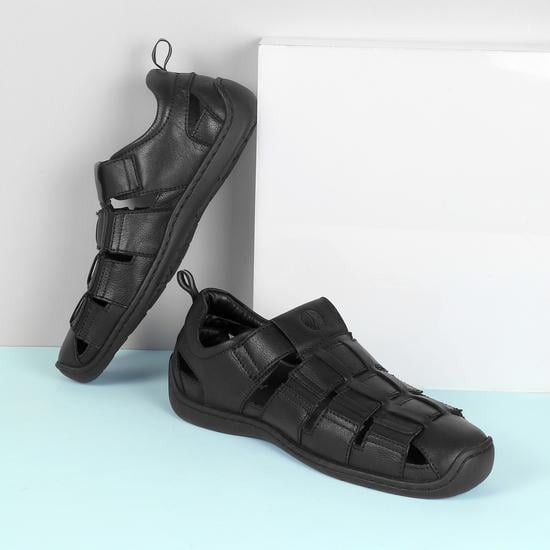 Biofoot Black Men Sandals