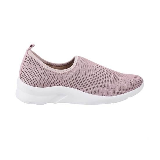 Tecido Fit Women Purple Casual Slip-on